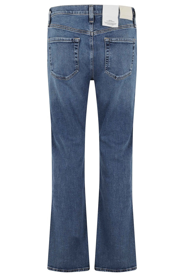 Citizens Of Humanity Denim Goldie Kick Flare Five-Pocket Cotton Jeans