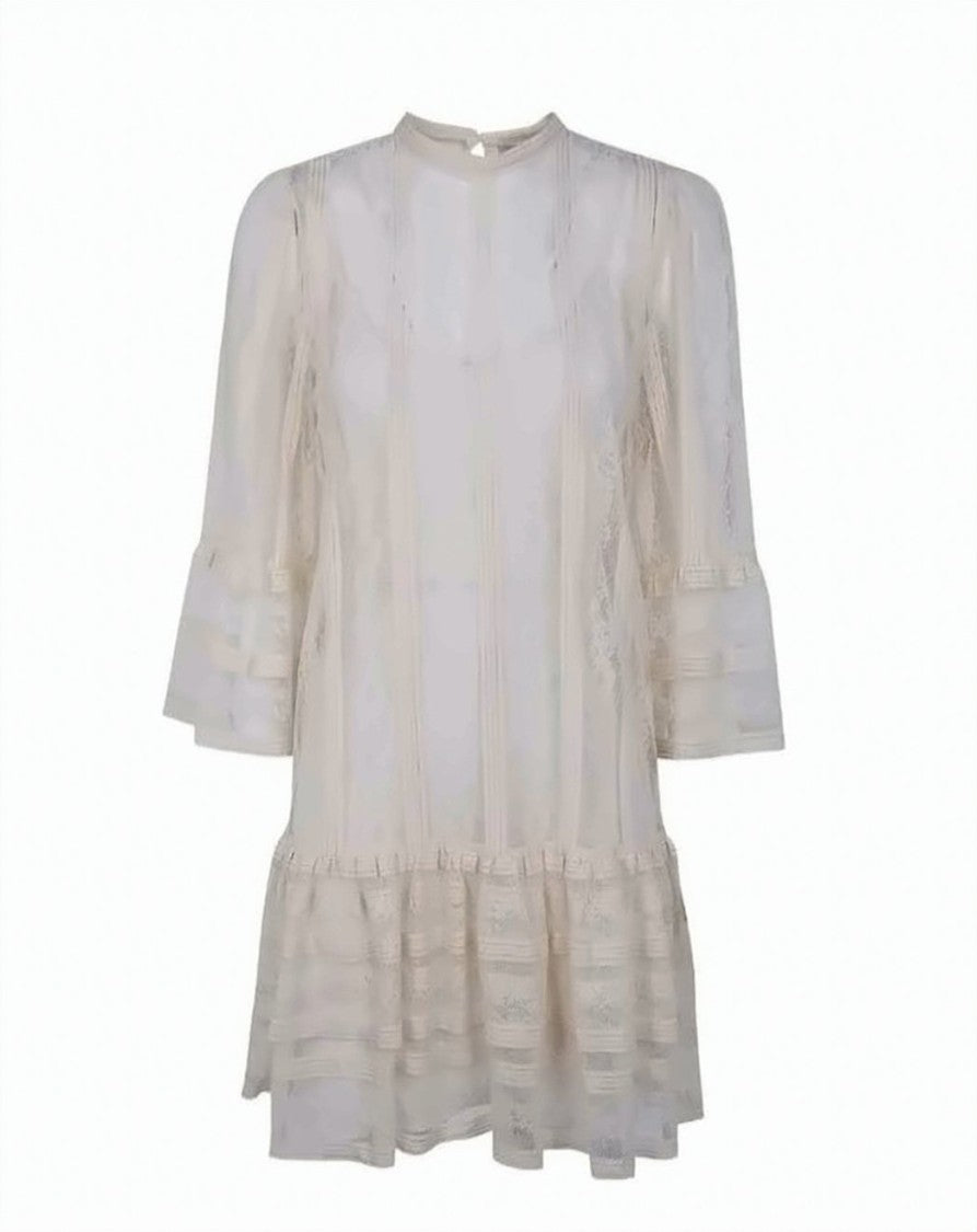 Twin-Set Short Lace Removable Slip Dress
