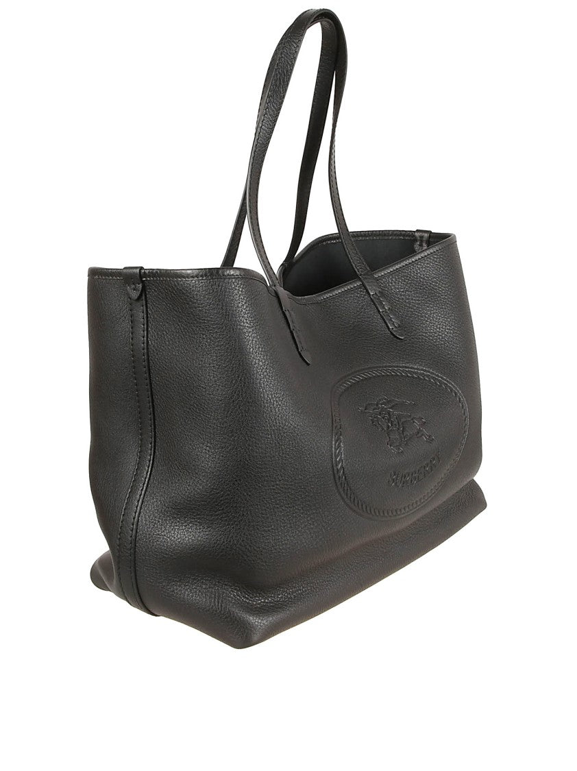 Burberry Pebble Calf Leather Shopping Bag