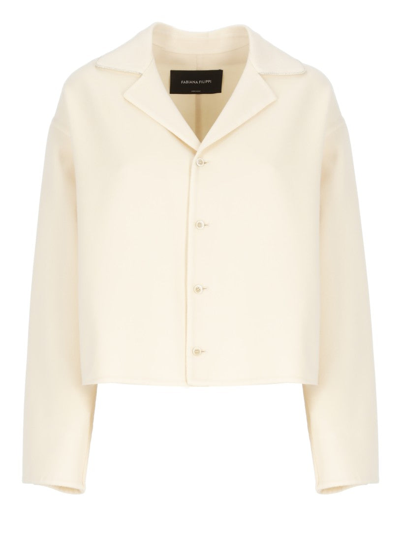 Fabiana Filippi Ivory Wool Blazer