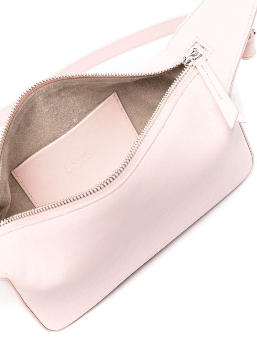 Lanvin Light Pink Calf Leather Shoulder Bag