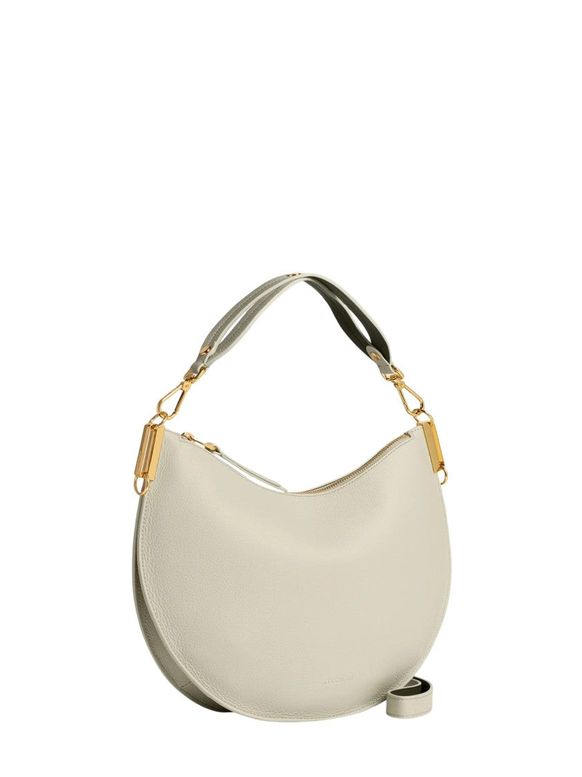 Coccinelle Crescent-Shaped Coccinelle Sunup Medium Handbag With Gold Hardware