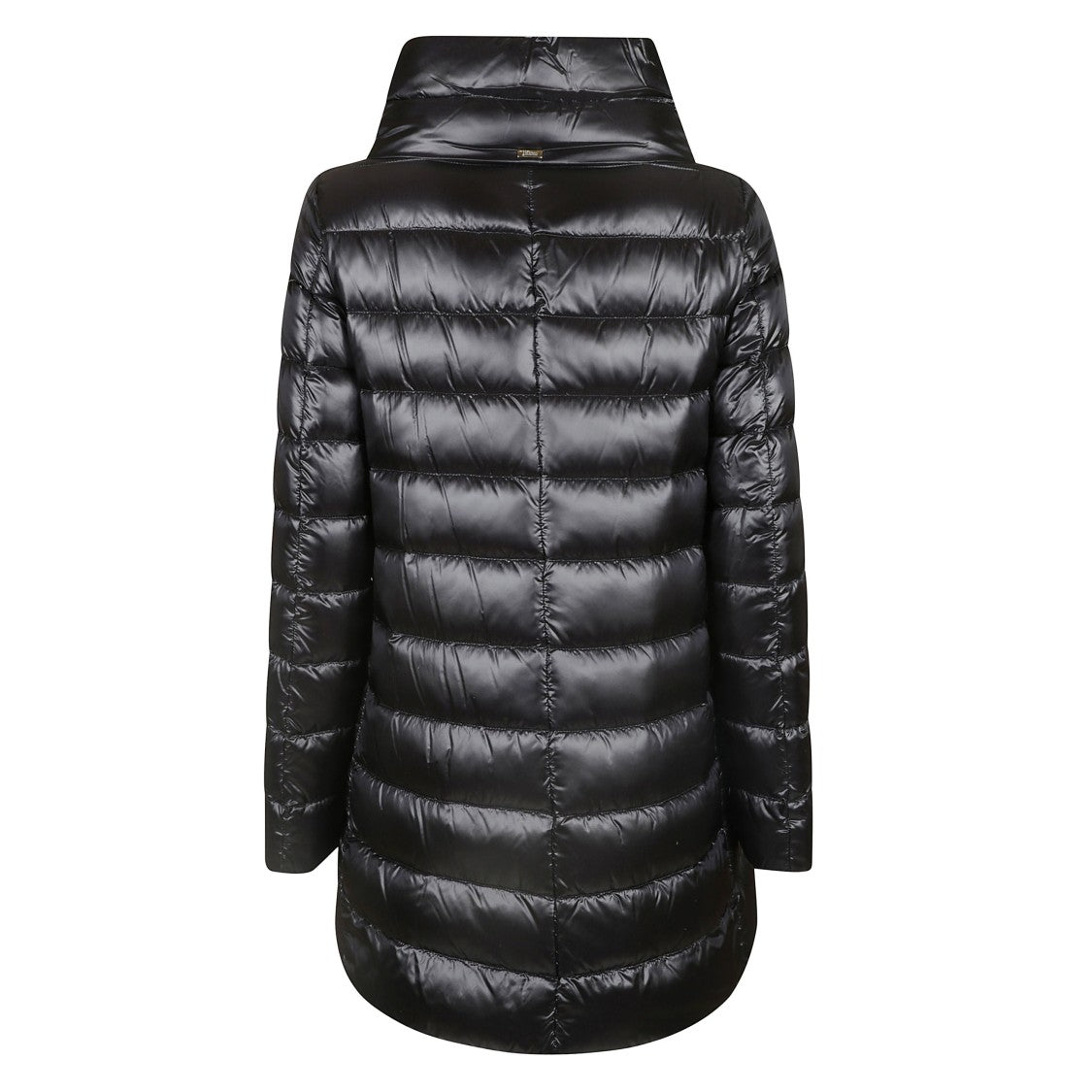 Herno Tailored Short Coat With Classic Collar And Button-Down Front