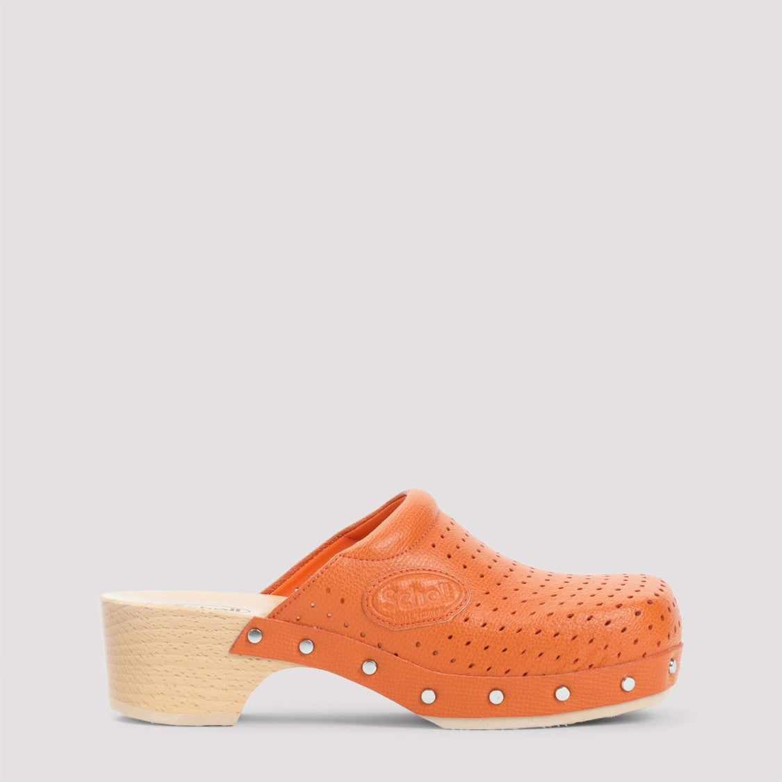 Balenciaga Perforated Calf Leather Slippers