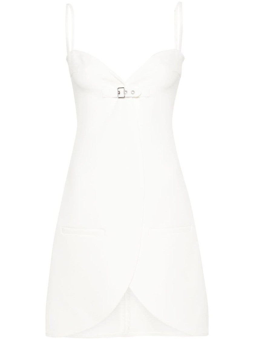 Courrèges White Twill Weave Mini Dress