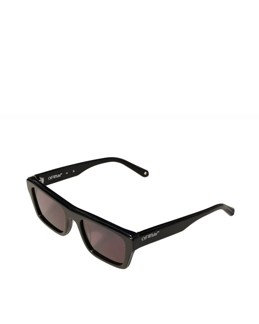 Off-White Black Flint Acetate Square Sunglasses