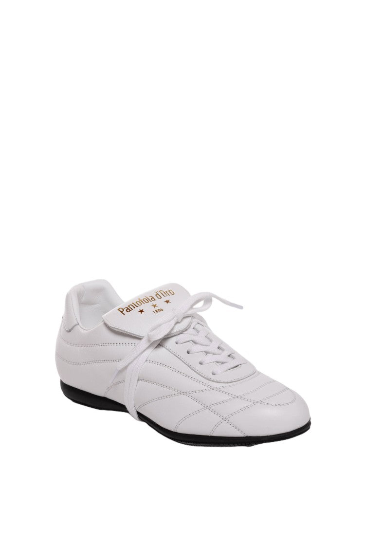 Pantofola D'oro Blue Soft Nappa Leather Vibram Sneakers