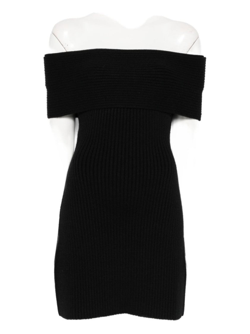 Givenchy Black Silk And Nylon Mini Dress