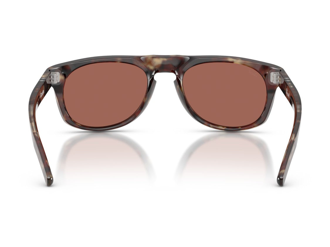 Persol Silver 0Po3401s Tortoiseshell Acetate Sunglasses