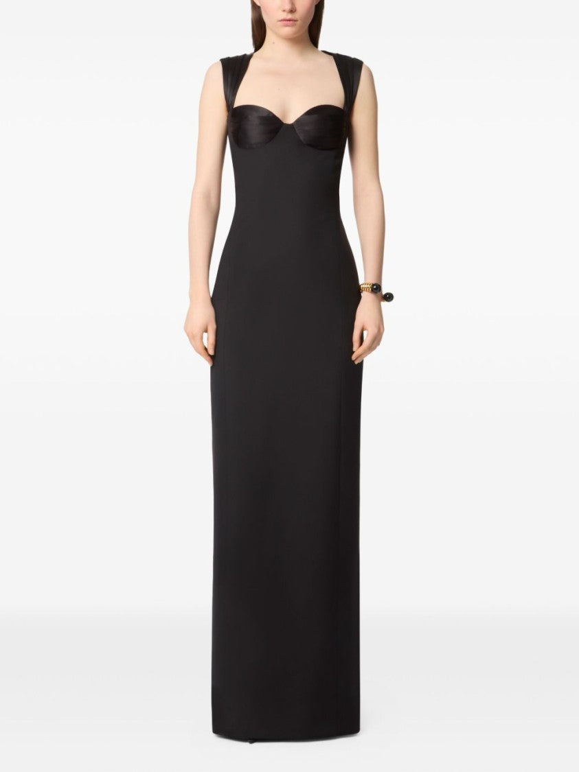 Nina Ricci Long Fitted Dress With Open Back