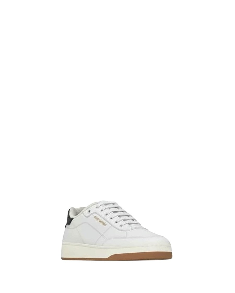 Saint Laurent Smooth Calf Leather Low-Top Sneakers