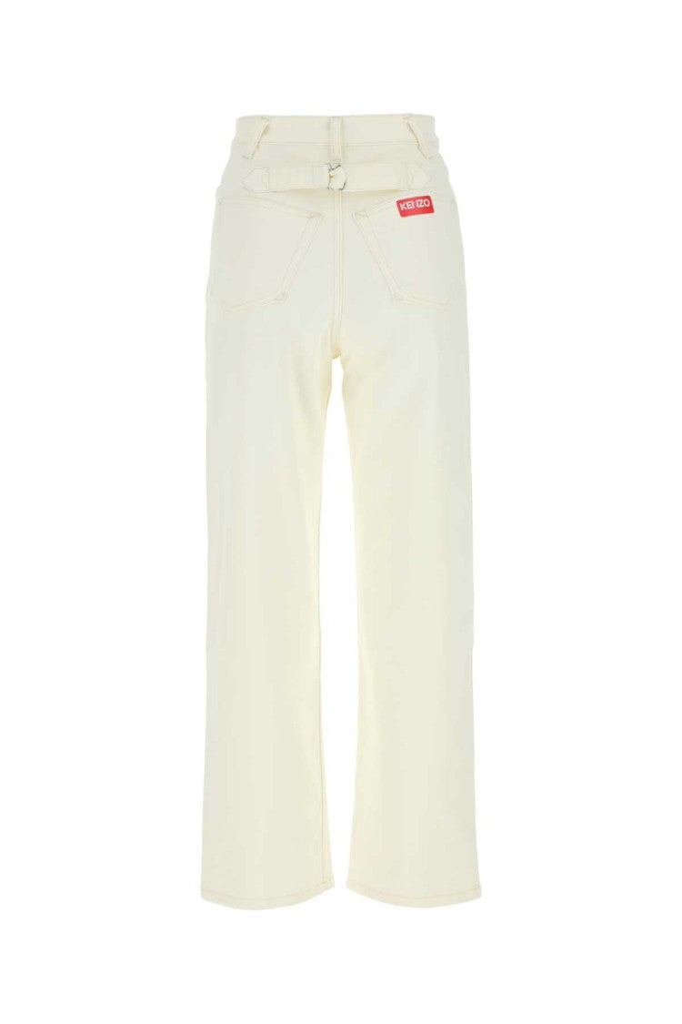 Kenzo Ivory Denim Jeans