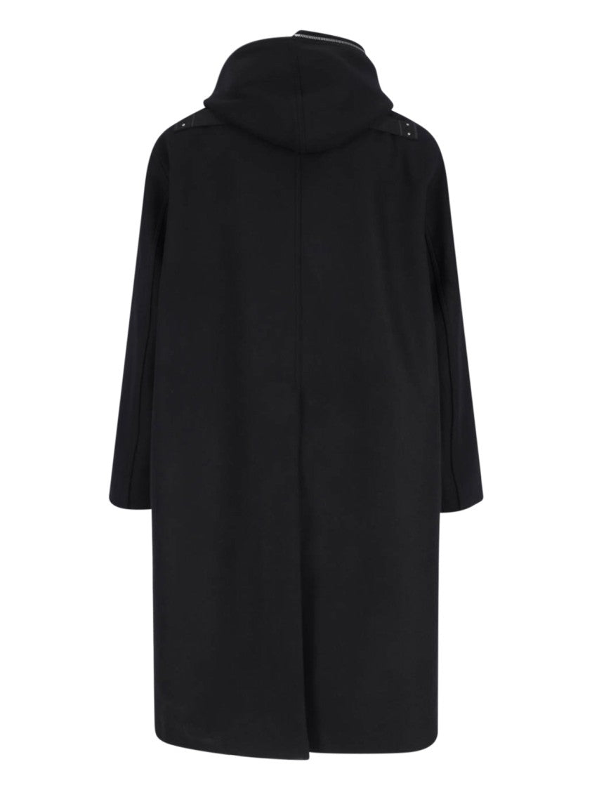 Rick Owens Gimp Wool Coat – Black