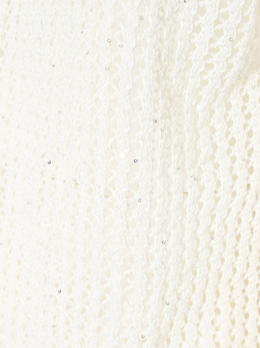 Peserico Airy Knit Sweater With Textured Pattern