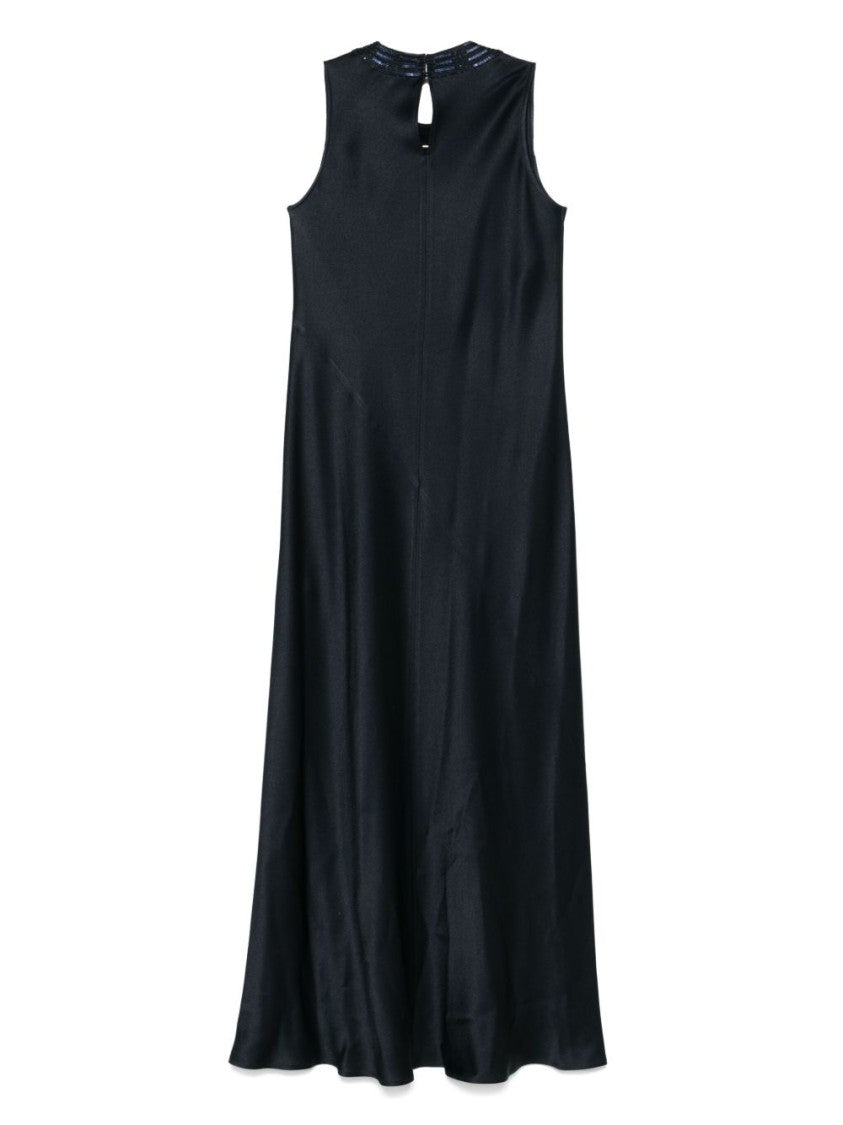 Antonelli Maxi Dress In Acetate-Silk Blend