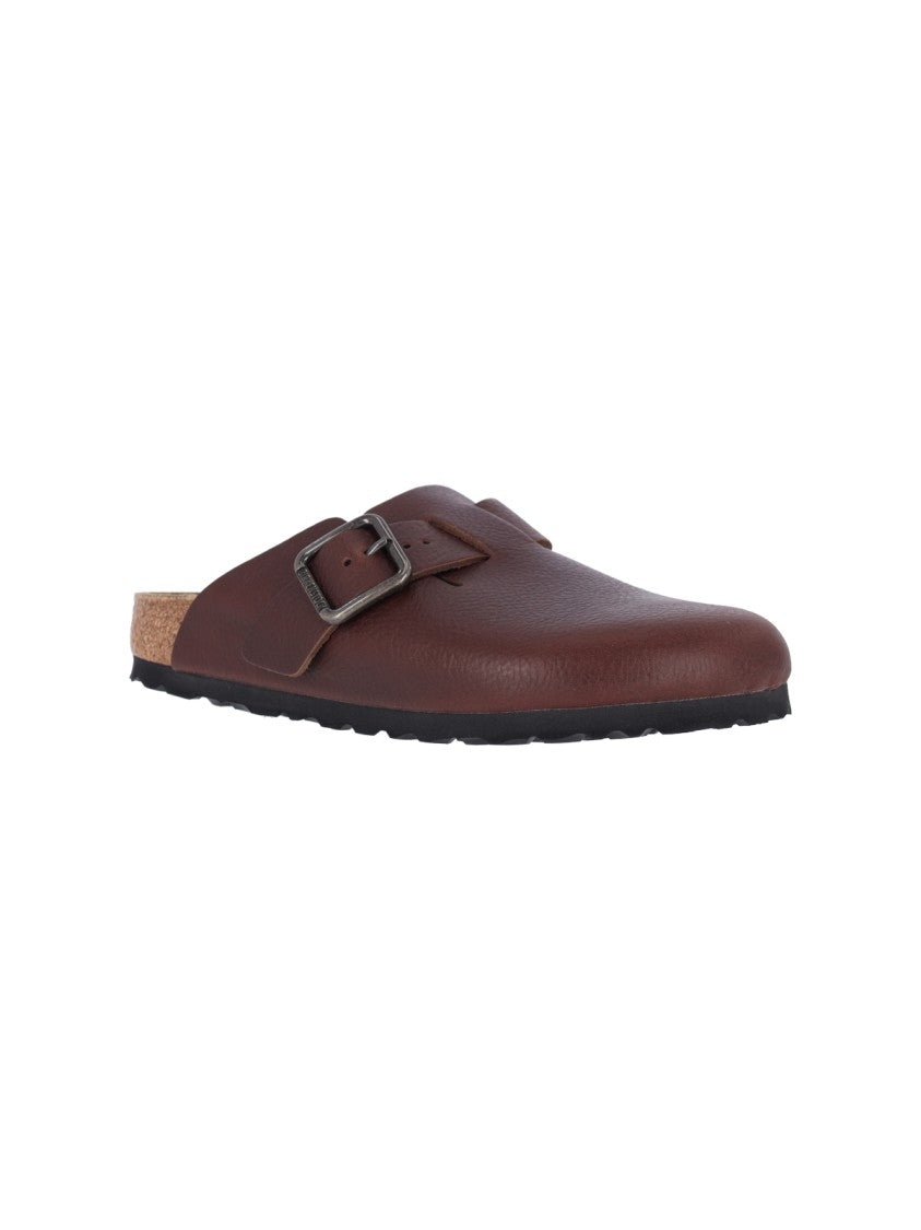 Birkenstock Brown Boston Mules