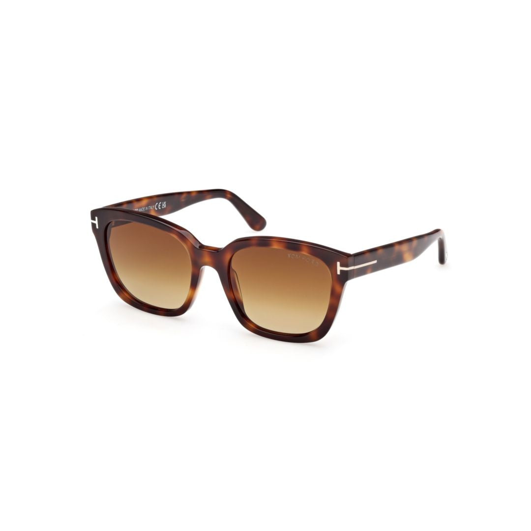 Tom Ford Ft1216 Tortoiseshell Square Frame Sunglasses