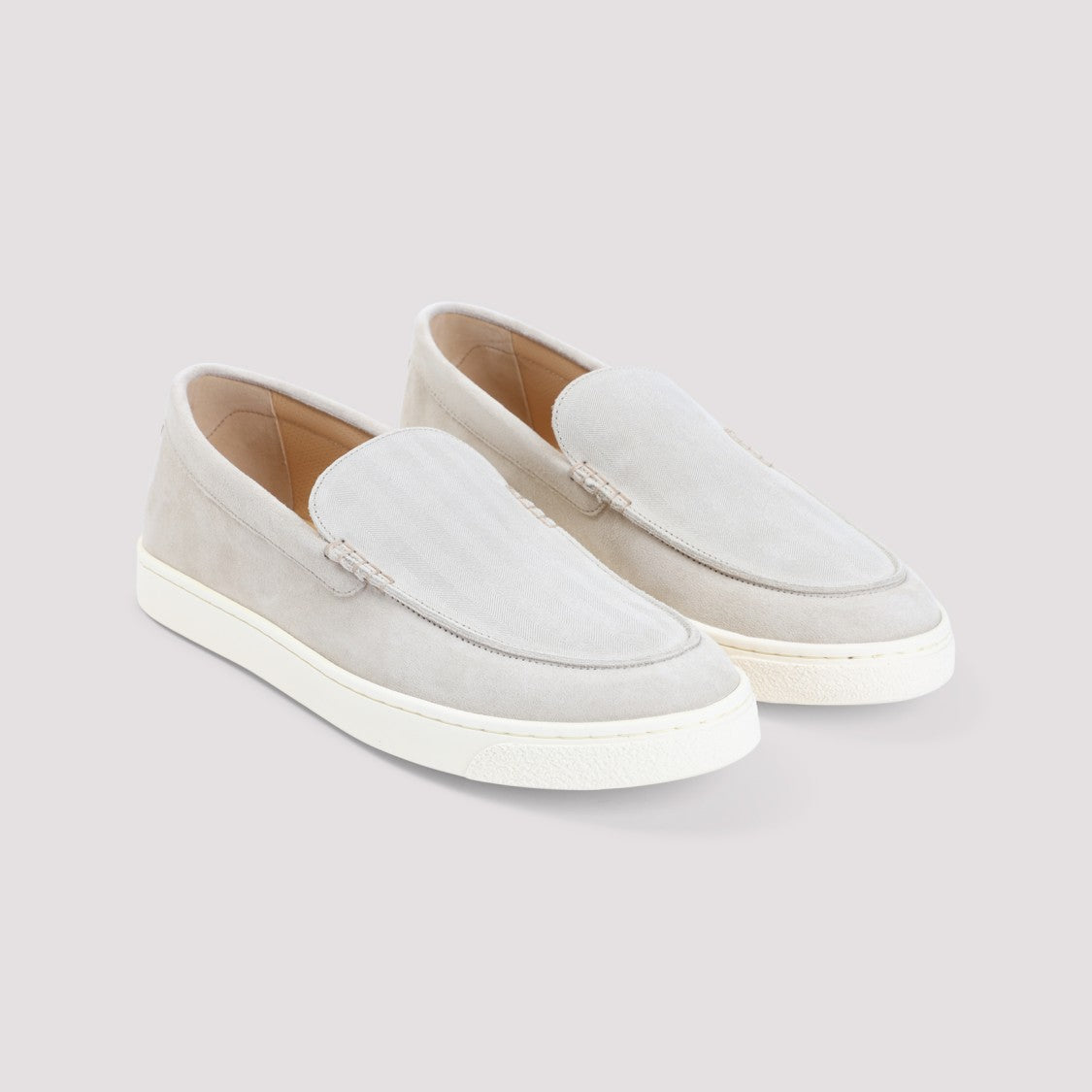 Brunello Cucinelli Leather Slip-On Slippers