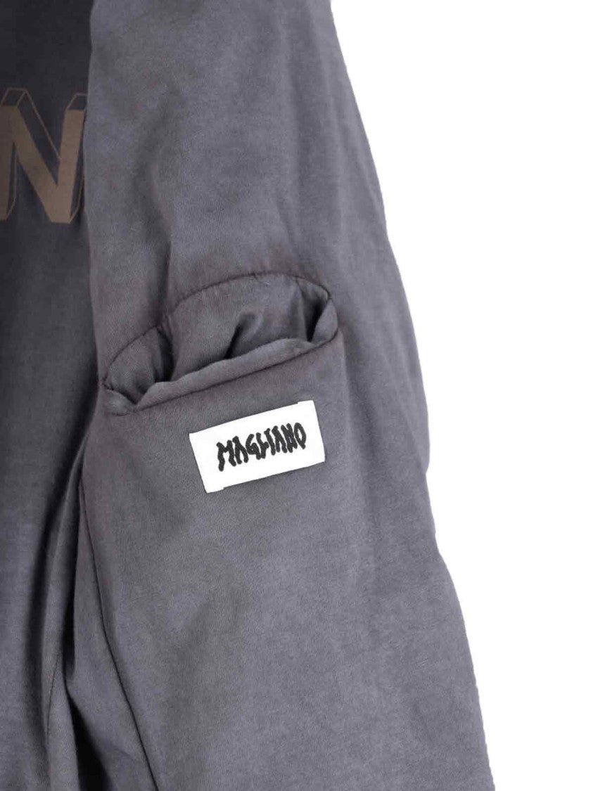 Magliano Distressed Single-Breasted Jacket – Grey