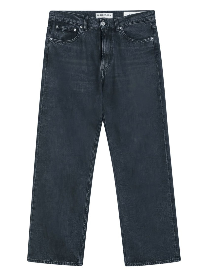 Our Legacy Charcoal Grey Third Cut Jeans