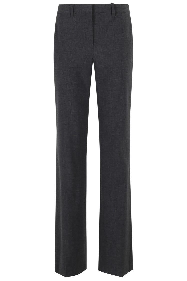 Theory Tailored Slim-Fit Trousers With Angled Pockets