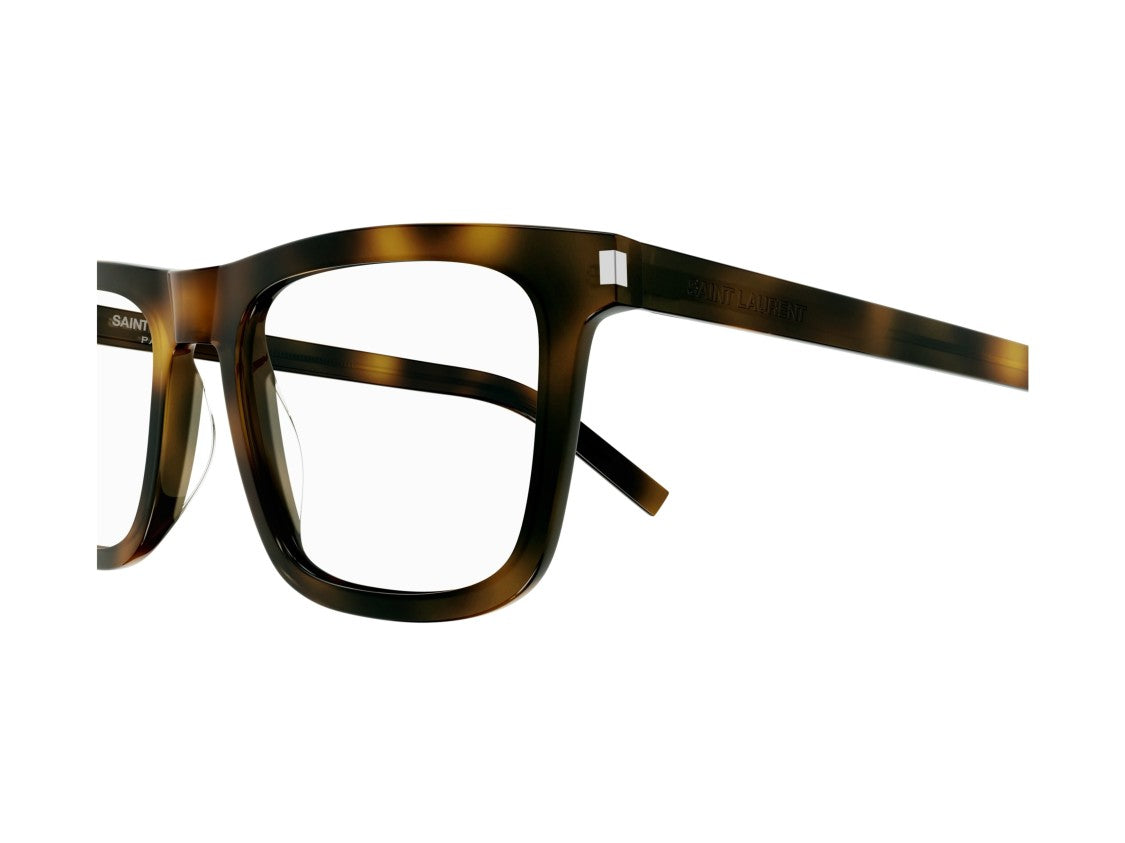Saint Laurent Sl 547 Slim Opt Tortoiseshell Oversized Square Sunglasses