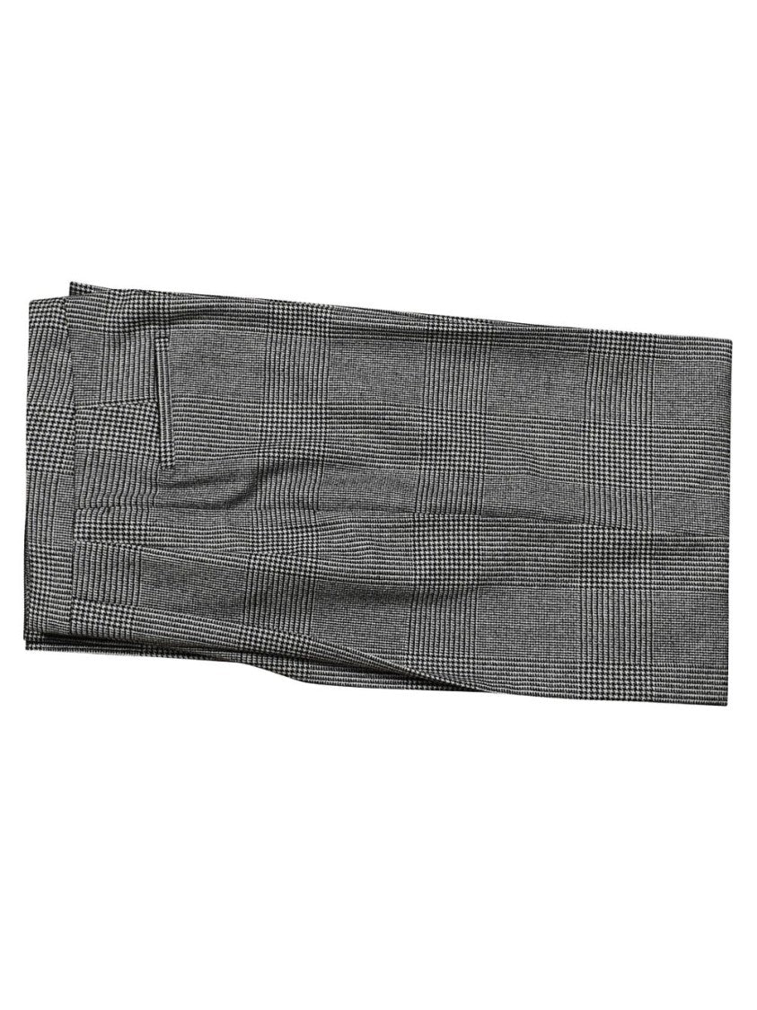 Tagliatore Checked Wool Suit With Double-Breasted Jacket