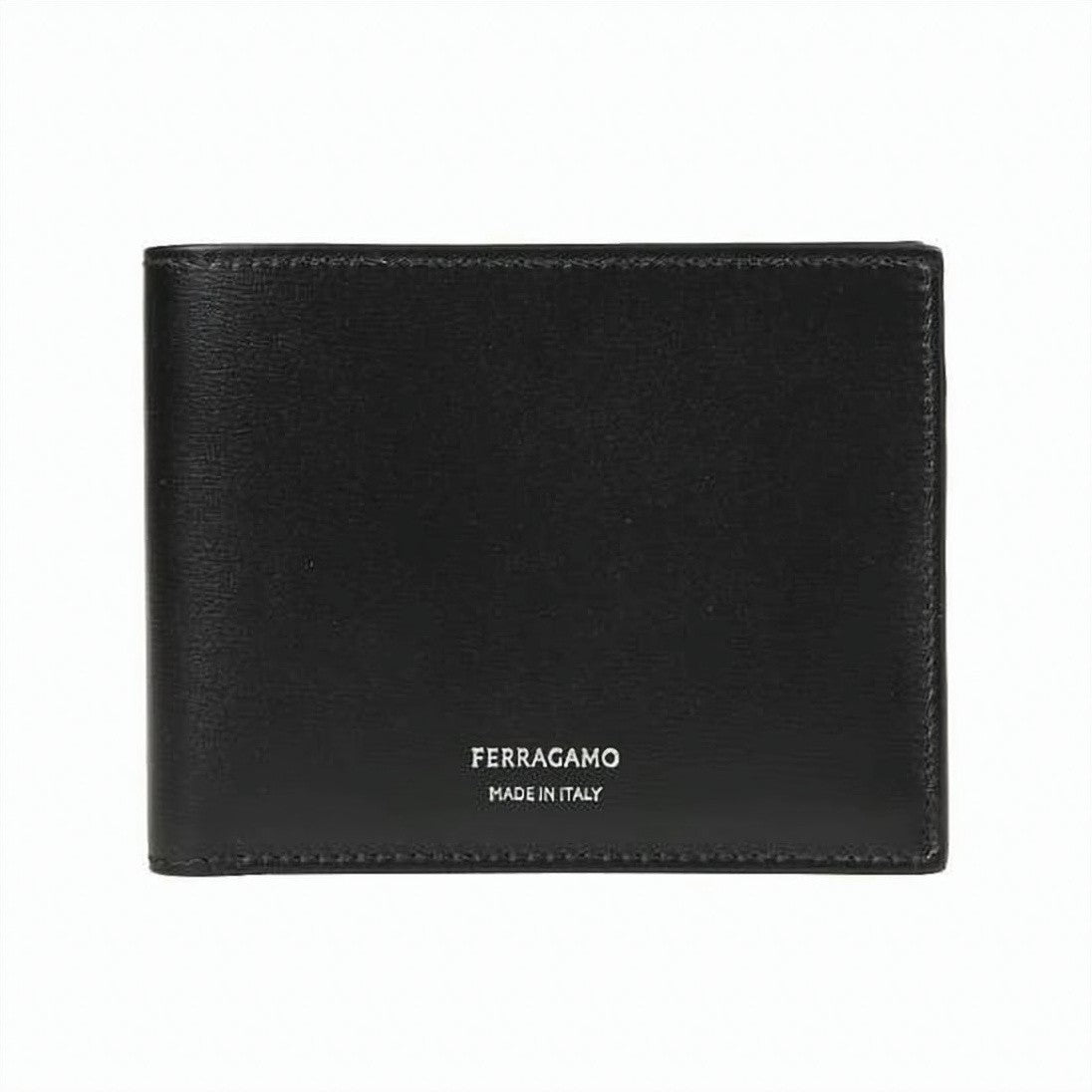 Salvatore Ferragamo Calf Leather Bifold Wallet With Minimalist Design