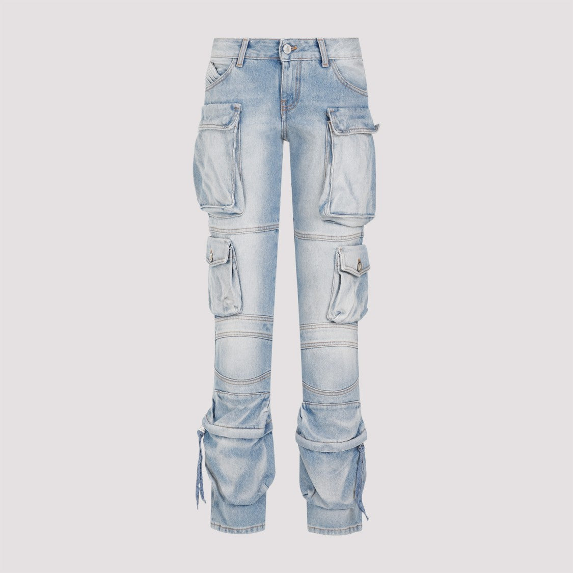 The Attico Sky Blue Essie Long Pants