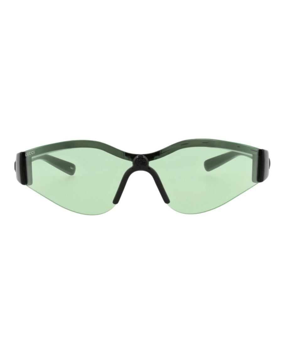 Gucci Shield-Frame Injection Sunglasses