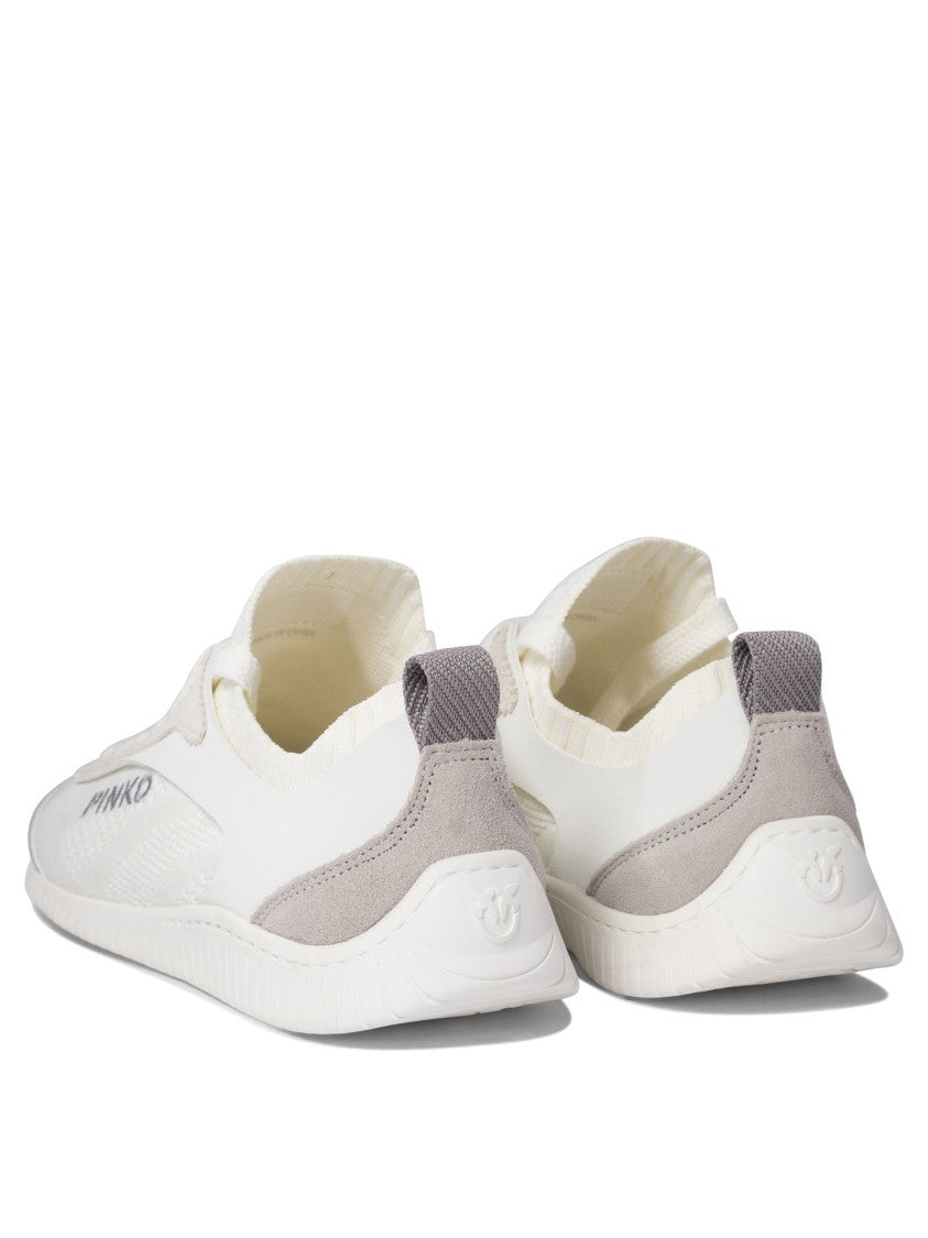 Pinko Versatile Pinko Sneakers Crafted From Microfiber