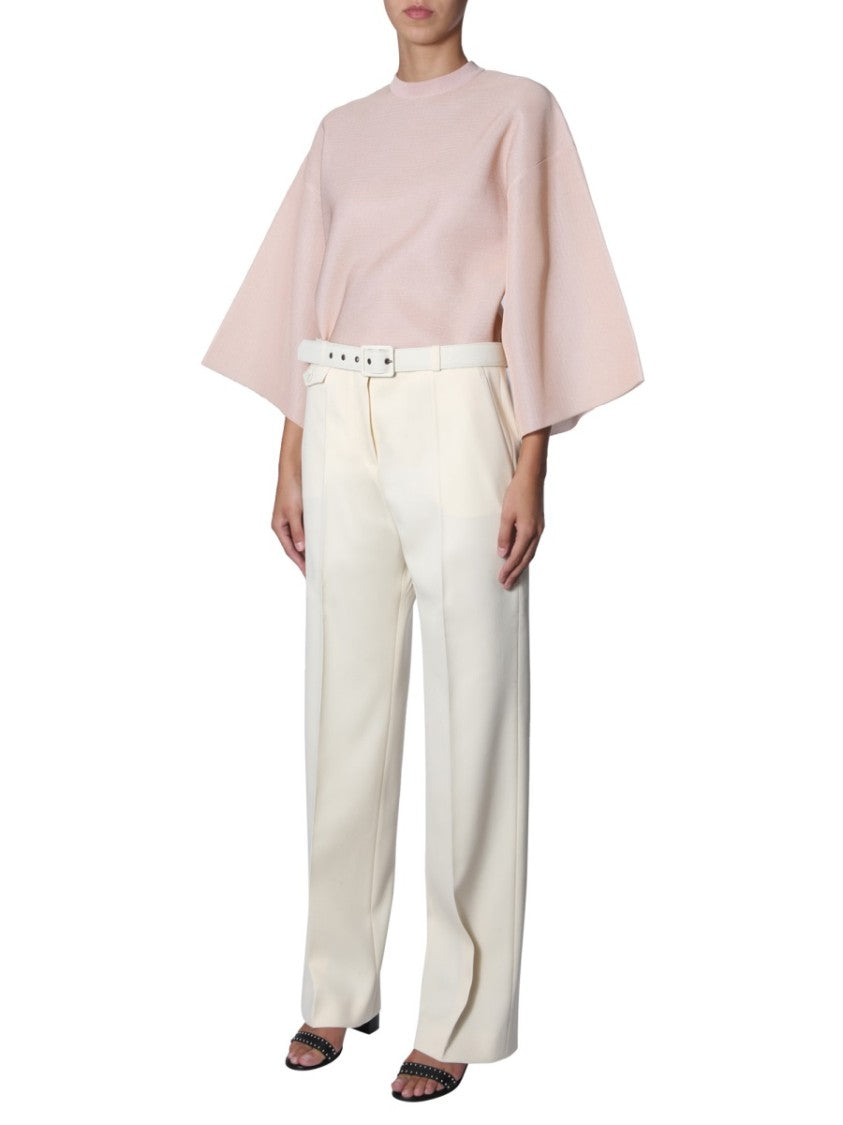 Givenchy High-Waisted Tailored Pants With Matching Belt