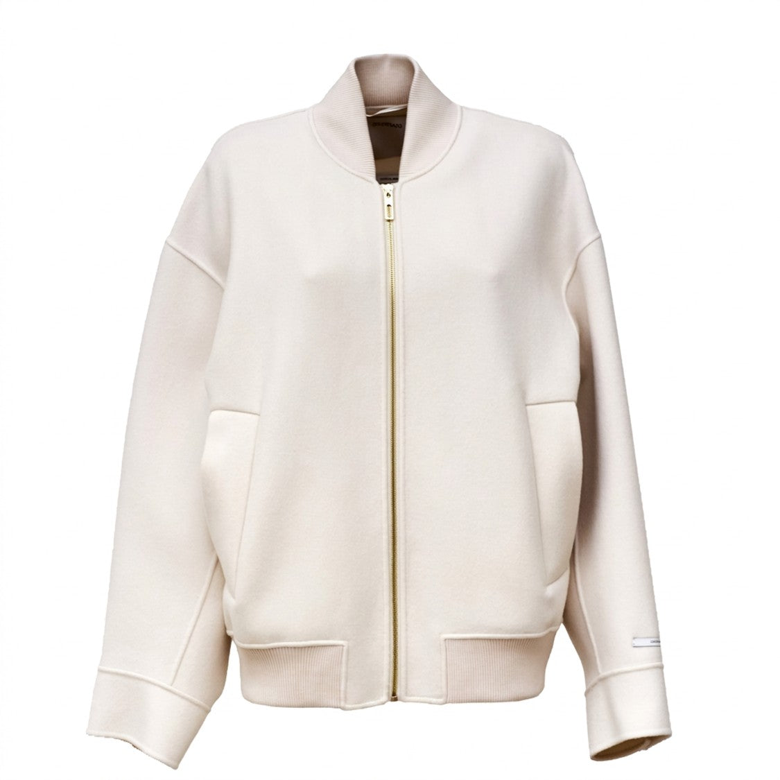 Sportmax Ondata Double Drap Wool Bomber Jacket