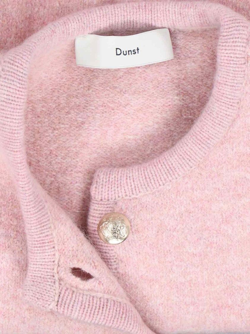 Dunst Alpaca-Blend Cardigan – Pink