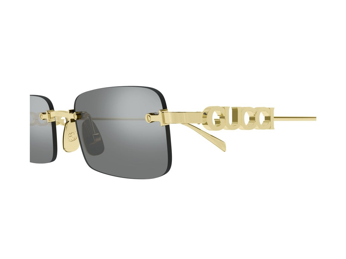 Gucci Gold Gg1808s Rimless Sunglasses
