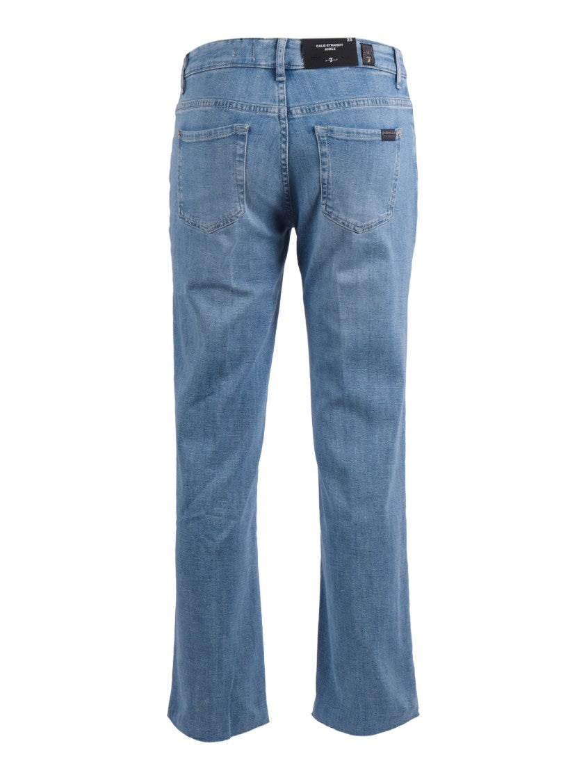 7 For All Mankind Calie Straight Ankle Jeans