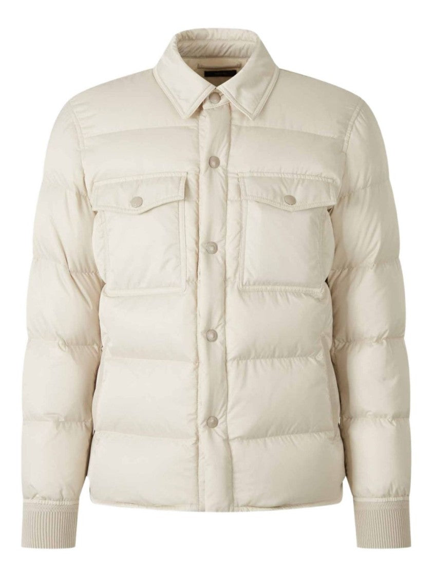 Tom Ford Quilted Down Jacket With Shirt Collar