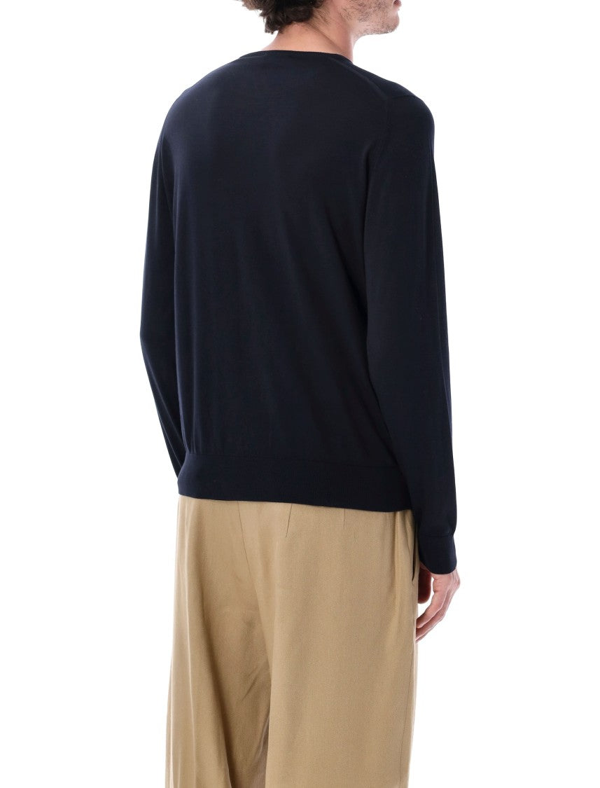 John Smedley Hatfield Fitted Crew Neck Knit Sweater