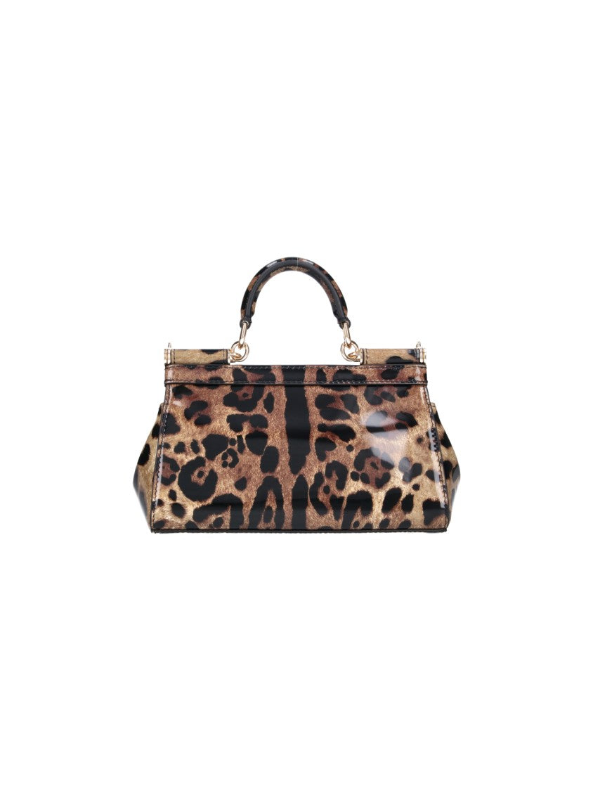 Dolce & Gabbana Sicily Multicolor Animalier Mini Calfskin Shoulder Bag