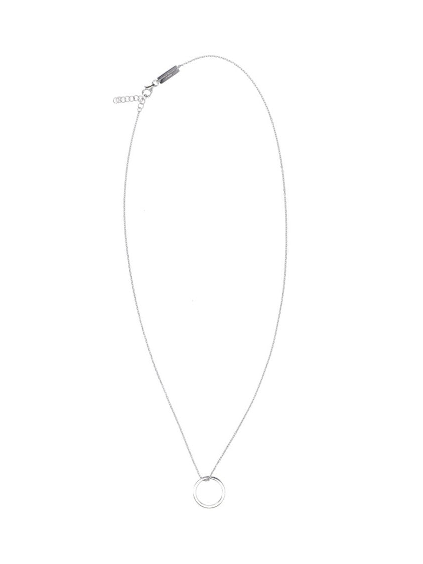 Maison Margiela Pendant Necklace In Sterling Silver