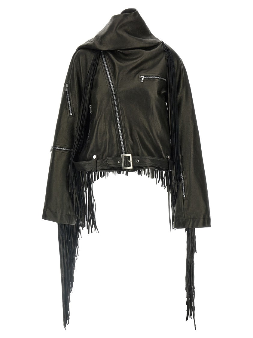 Rick Owens 'Cropped Scarf Flight' Jacket
