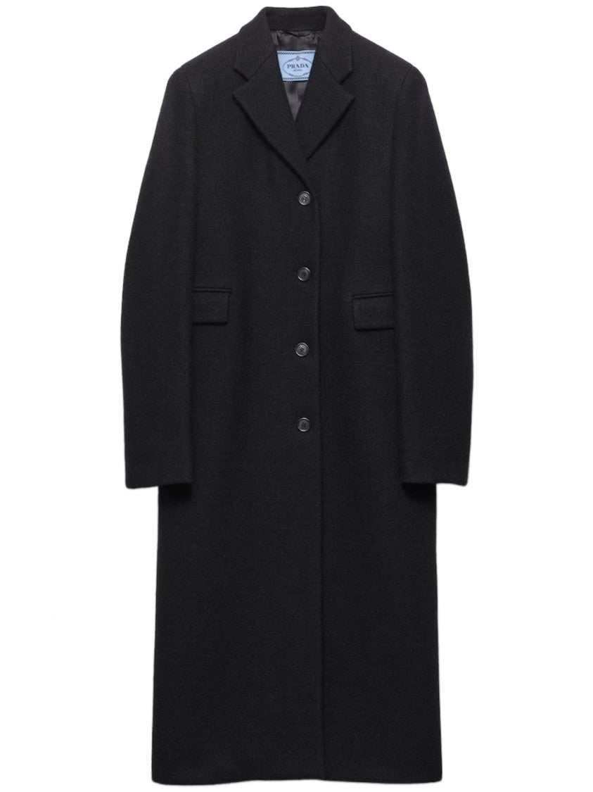 Prada Long Tailored Classic Lapel Coat