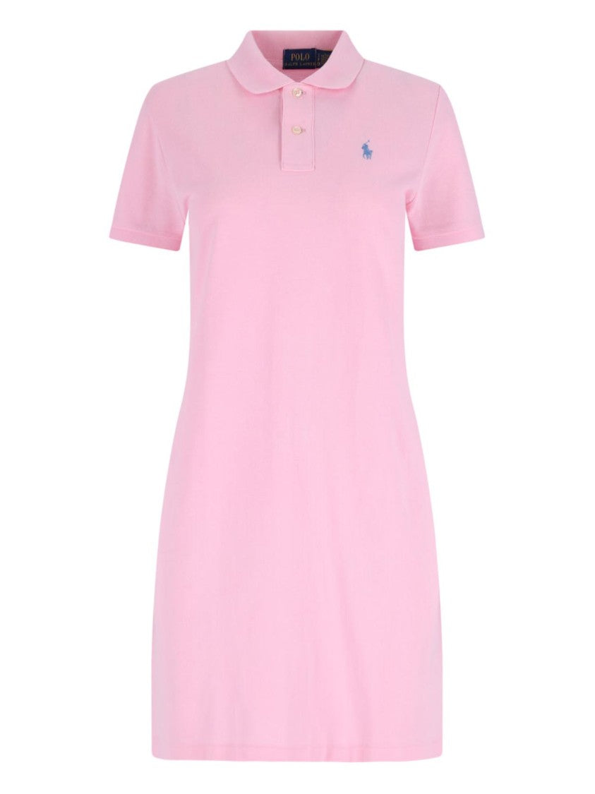 Polo Ralph Lauren Pink Mini Cotton Polo Dress