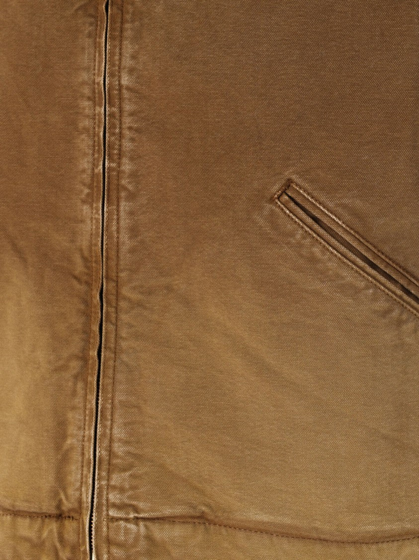 Carhartt Wip Brown Og Detroit Organic Cotton Jacket