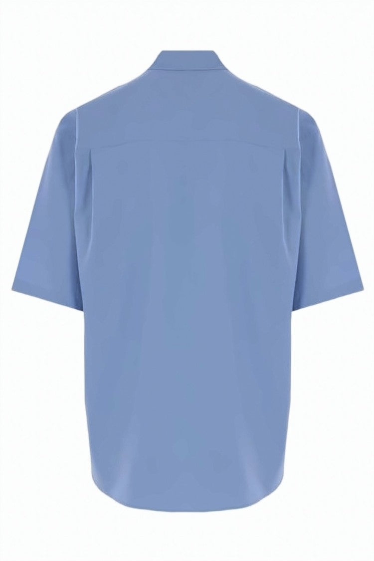 Auralee Short-Sleeved Classic Collar Shirt With Button Closure