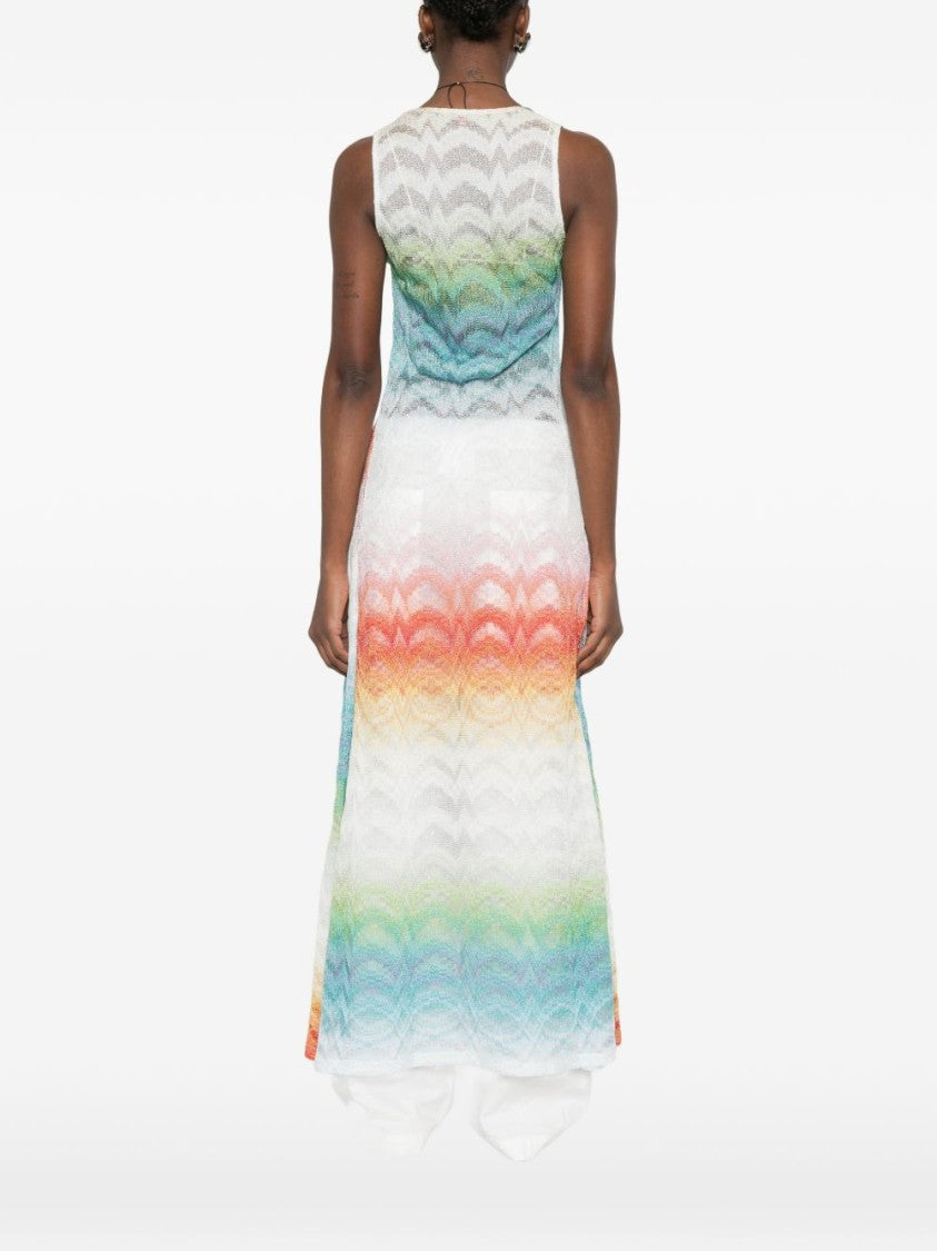 Missoni V-Neck Ankle-Length Dress