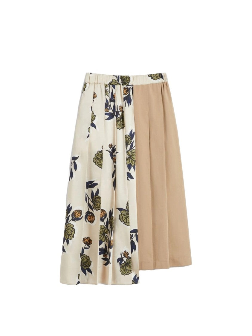 Max Mara Midi-Length Patchwork Skirt