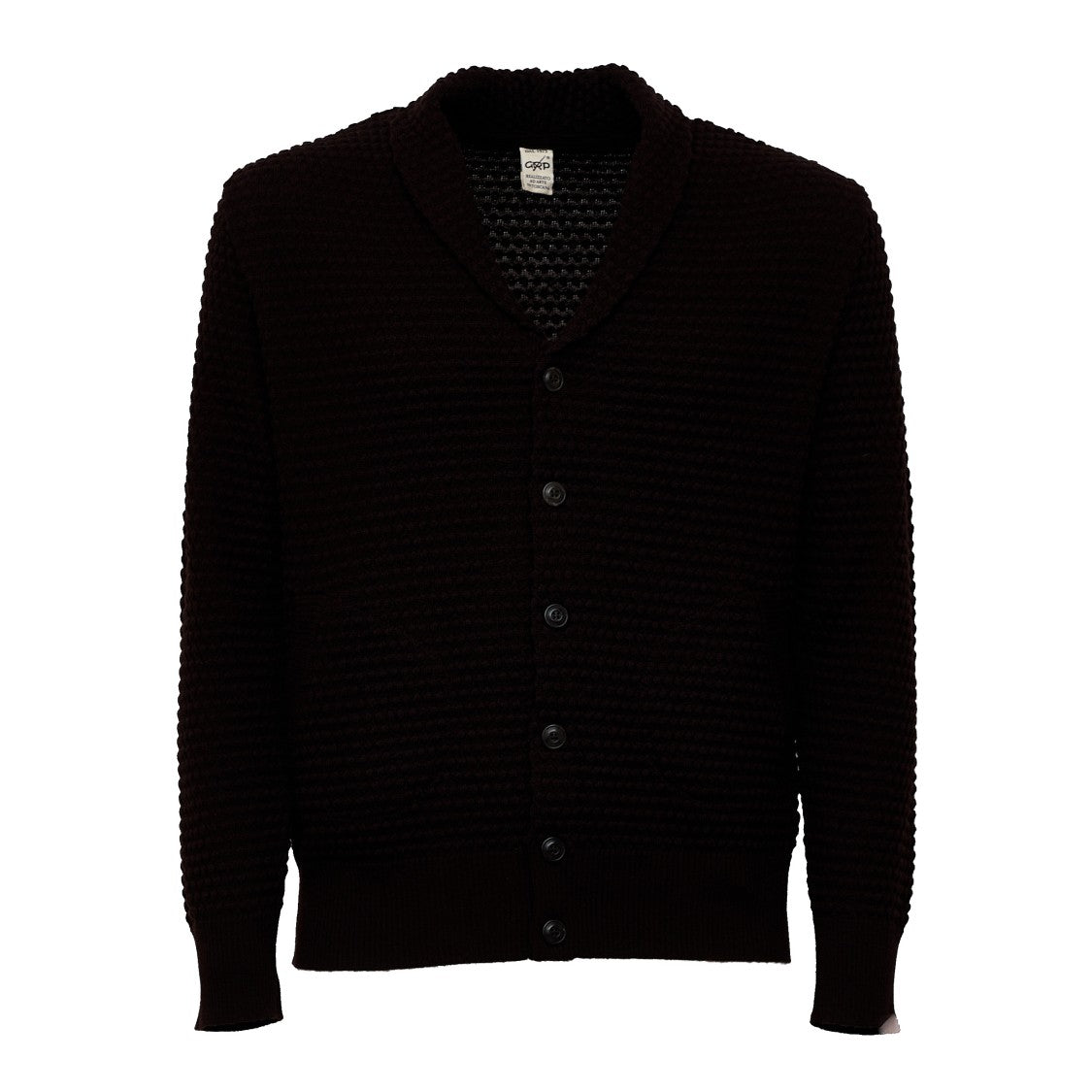 Grp Spotknit Honeycomb Shawl Collar Cardigan