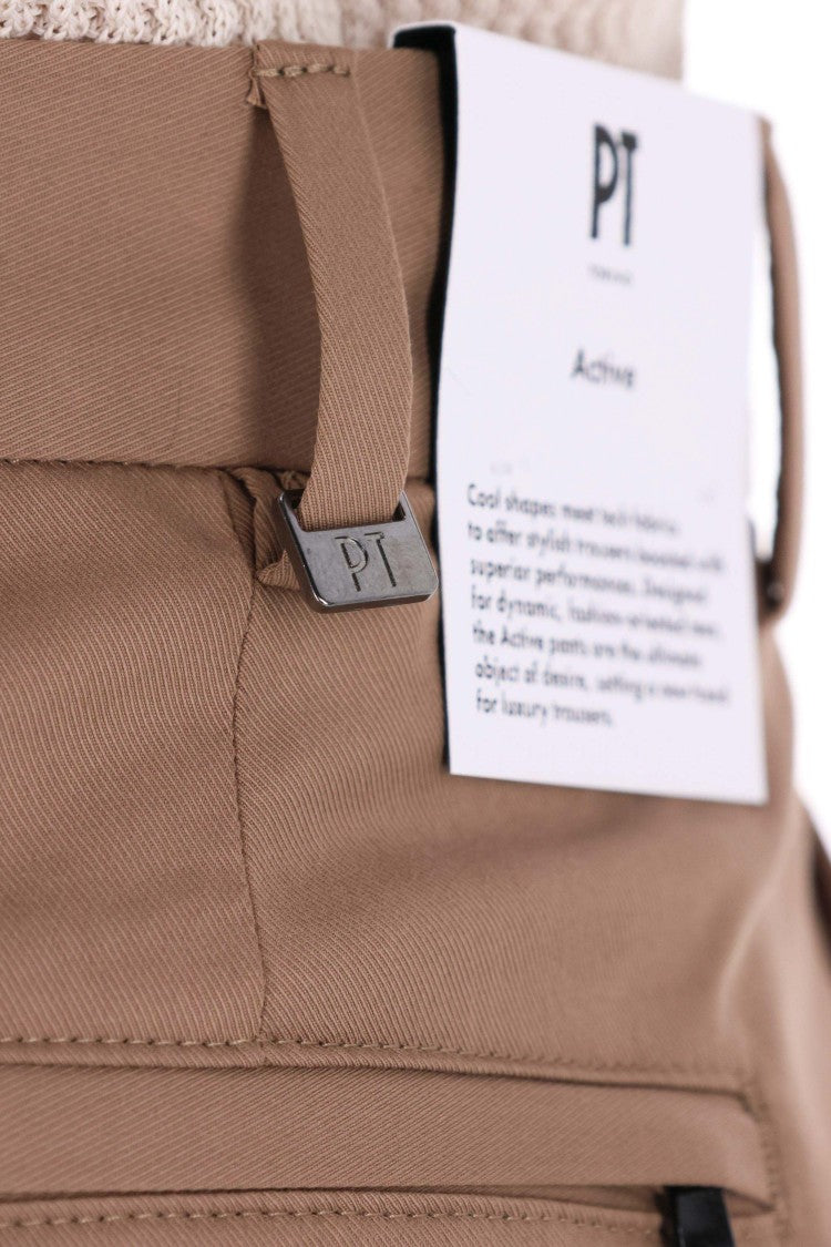 Pt Torino Epsilon Fit Stretch Jersey Trousers