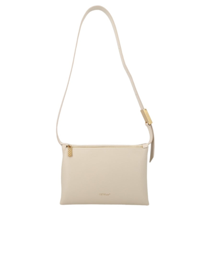Off-White Sandbag Calfskin Shoulder Bag